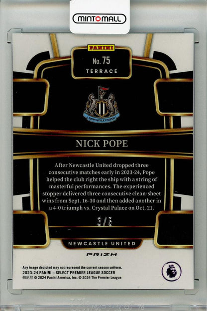 2023-24 PANINI Select Premier League Soccer Nick Pope Green #753/5 Newcastle United