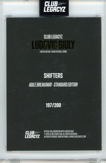 2026 CLUB LEGACYZ Icons 3rd Edition Ludovic Giuly Shifters Standard Edition #NNO197/200 France