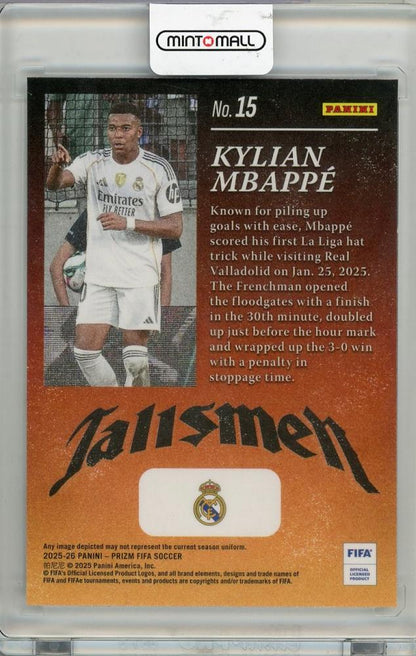 2025-26 PANINI PRIZM FIFA Kylian Mbappe #15 REAL MADRID