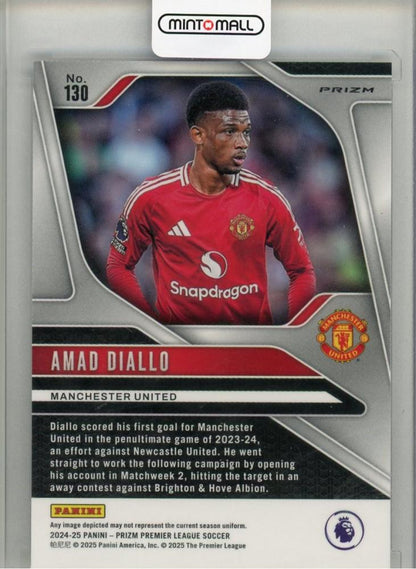 2024-25 PANINI PRIZM Amad Diallo Manchester United