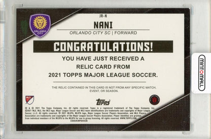 2021 TOPPS MLS Nani Jumbo Relics #JRN Orlando City SC