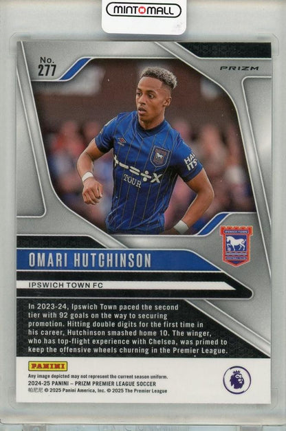2024-25 PANINI PRIZM Omari Hutchinson Ipswich Town