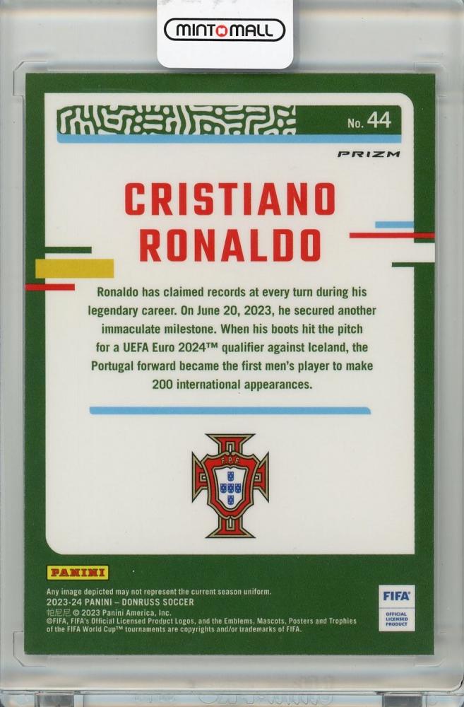 2023-24 PANINI DONRUSS Cristiano Ronaldo #44 Portugal