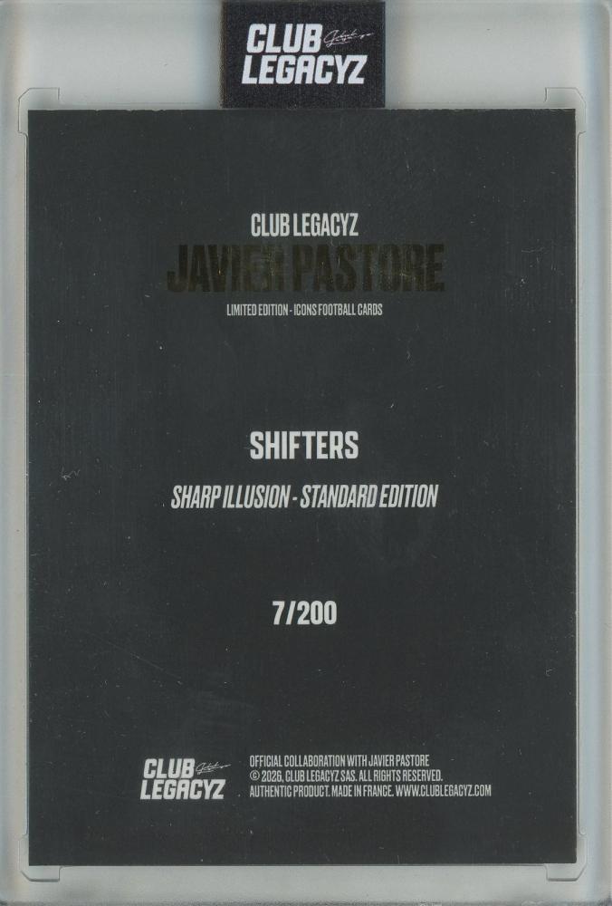 2026 CLUB LEGACYZ ICONS Javier Pastore Shifters7/200 Argentina