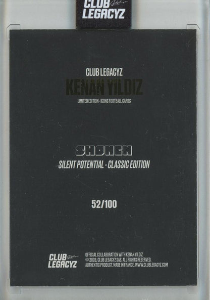 2026 CLUB LEGACYZ ICONS Kenan Yildiz Shonen52/100