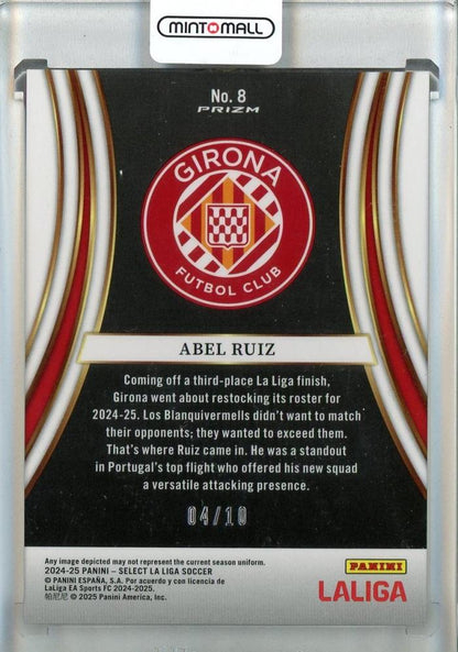 2024-25 Panini Select LaLiga Soccer Abel Ruiz Equalizers/RC 804/10 Girona FC