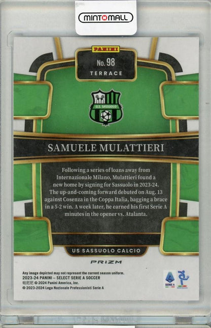 2023-24 PANINI SELECT SERIE A Samuele Mulattieri US SASSUOLO CALCIO