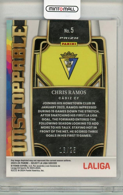 2023-24 PANINI Select LA LIGA Chris Ramos 16/25 Cadiz CF