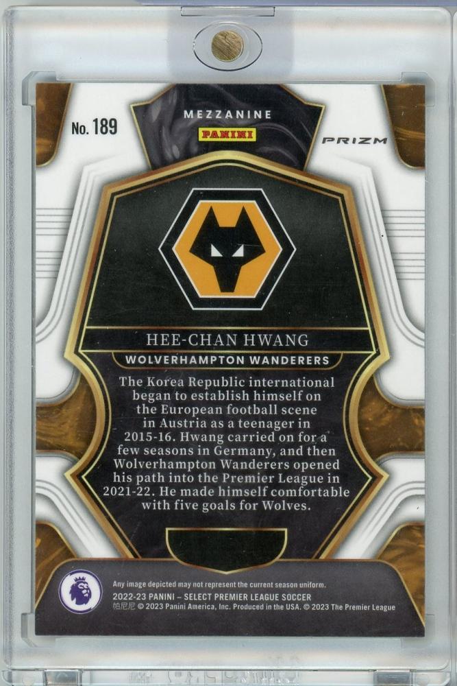 2022-23 PANINI SELECT PREMIER LEAGUE Heechan Hwang Wolverhampton Wanderers