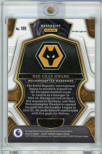 2022-23 PANINI SELECT PREMIER LEAGUE Heechan Hwang Wolverhampton Wanderers