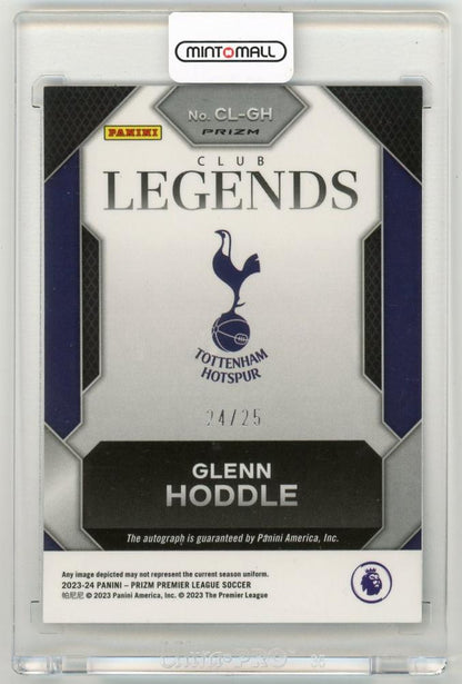 2023-24 Panini Prizm Premier League Glenn Hoddle Club Legends Signatures Purple Prizms Parallel24/25 Tottenham Hotspur