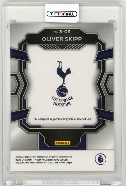 2023-24 Panini Prizm Premier League Oliver Skipp SignaturesS-OS Tottenham Hotspur