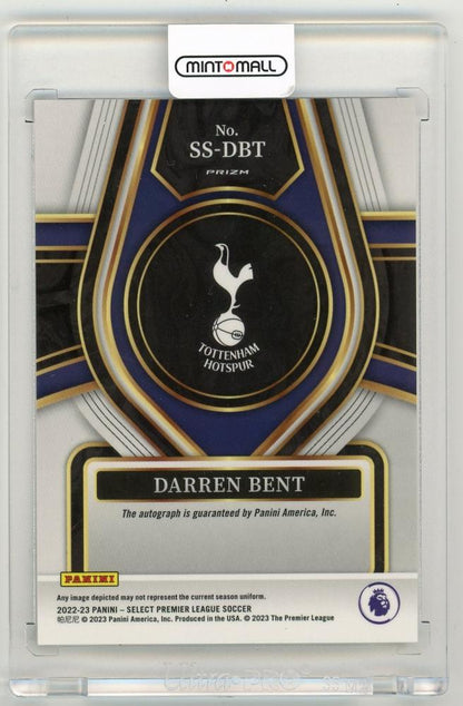 2022-23 Panini Select Premier League Darren Bent SignaturesSS-DBT Aston Villa