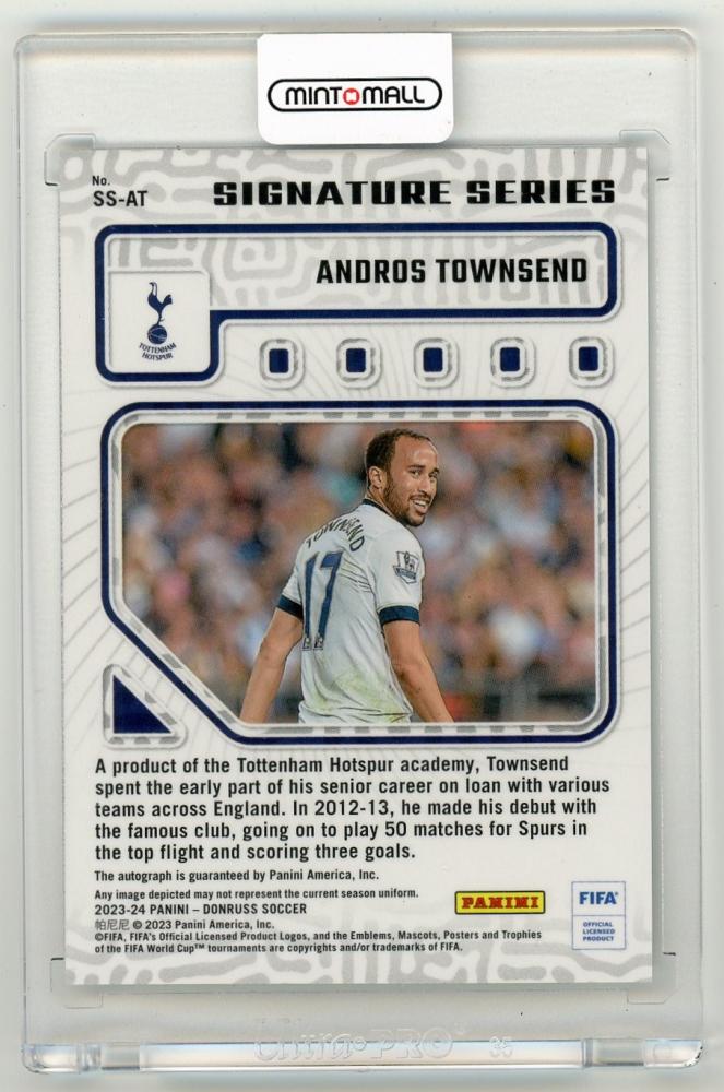 2023-24 Panini Donruss Andros Townsend Signature SeriesSS-AT Tottenham Hotspur