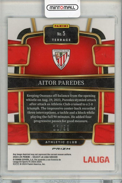 2023-24 PANINI SELECT LA LIGA Aitor Paredes 11/99 ATHLETIC CLUB