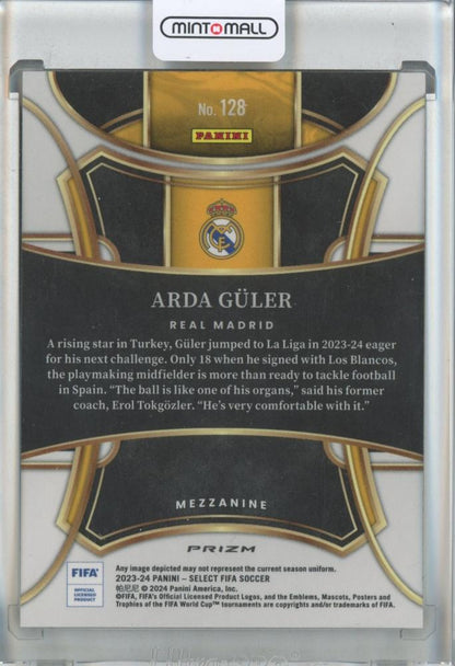 2023-24 Select FIFA Arda Guler RC #128 Real Madrid