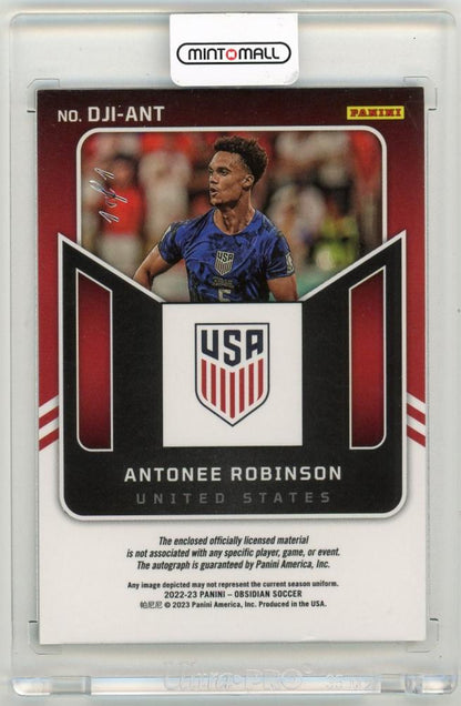 2022-23 Panini Obsidian Antonee Robinson Dual Jersey Ink1/1 United States