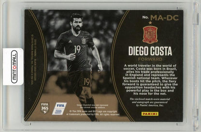 2016-17 Panini Black Gold Diego Costa Memorabilia Autographs10/30 Spain