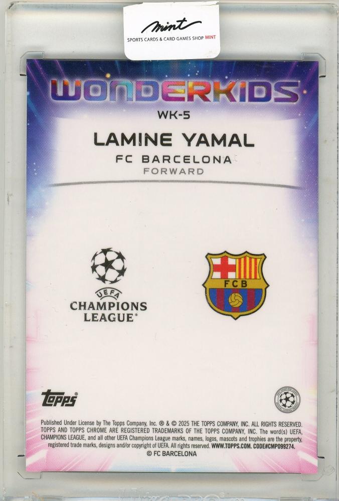 2025 TOPPS UEFA JAPAN EDITION Lamine Yamal