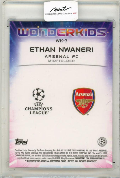2025 TOPPS UEFA JAPAN EDITION Ethan Nwaneri 07/25