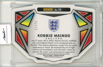 2023-24 Panini Obsidian Soccer Kobbie Mainoo RC 57/75