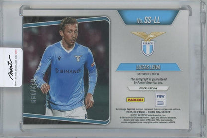 2025-26 PANINI Prizm FIFA Sensational Signatures Prizms Silver / LUCAS LEIVA(SS Lazio) 022/199