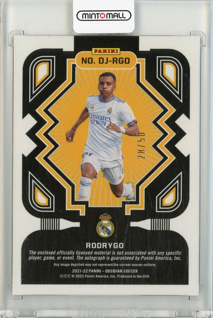 2021-22 PANINI OBSIDIAN RODRYGO AUTO&JERSEY28/50