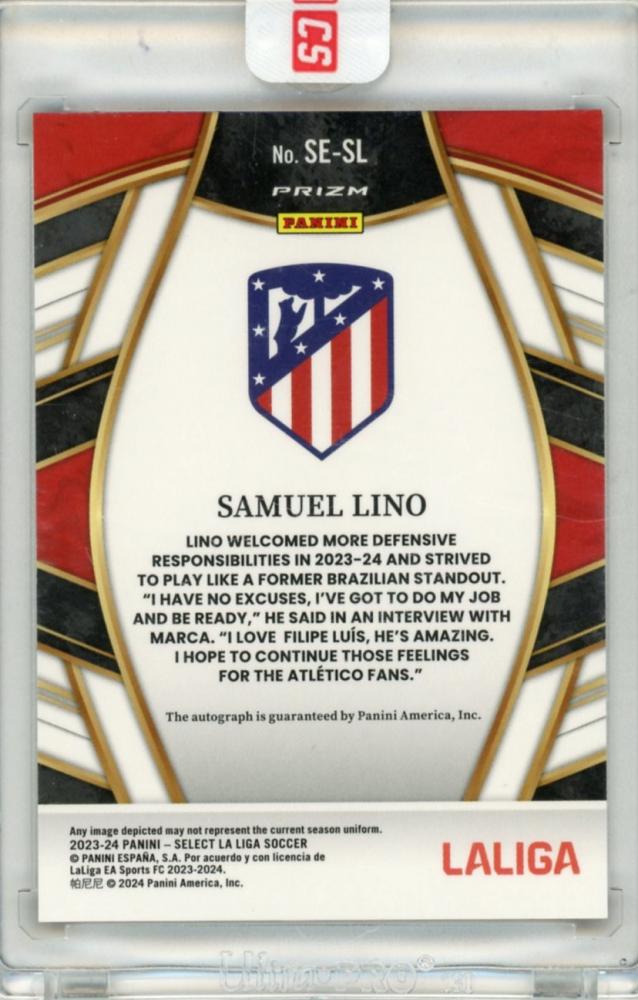2023-24 Panini Select La Liga Samuel Lino #SE-SL Select Signature