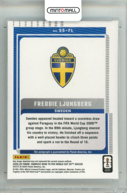 2025-26 Panini Donruss Road To FIFA World Cup 26 SOCCER Freddie Ljungberg #SS-FL Signature Series
