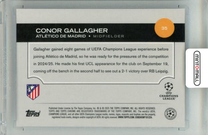 2024-25 Topps Chrome Uefa Club Competition Conor Gallagher #35 Base Blue Lava Refractor Parallel065/150