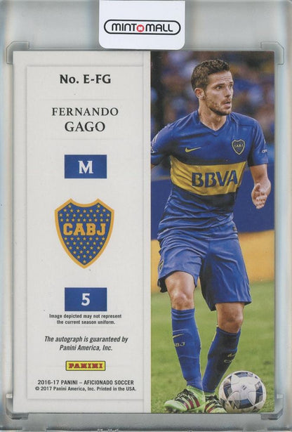 2016-17 Panini Aficionado Fernando Gago Endorsements Artist