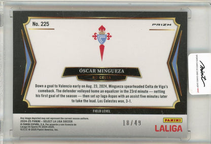 2024-25 Panini Select La Liga Soccer Oscar Mingueza 18/49