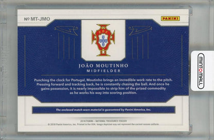 2018 Panini National Treasures Joao Moutinho Material Treasures #835/99 Portugal