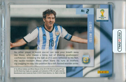 2014 Panini Prizm World Cup Lionel Messi #2 Net Finders collectible trading card