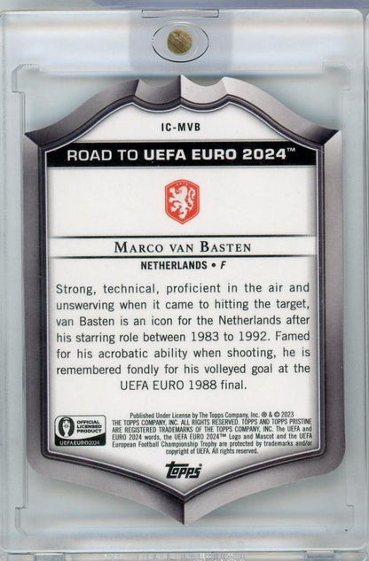 2023-24 Topps Pristine Road to UEFA Euro 2024 Marco Van Basten 44/50