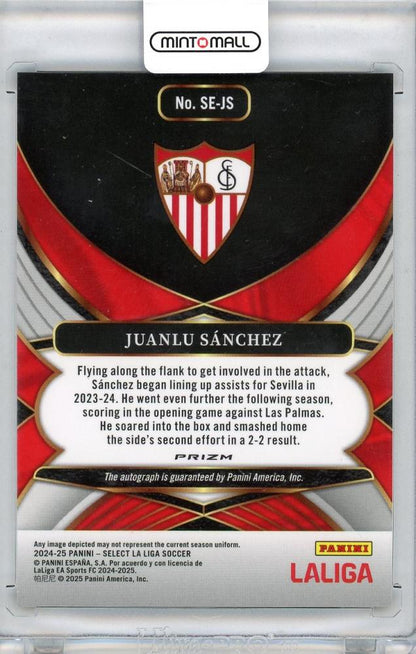 2024-25 PANINI SELECT Juanlu Sanchez Autographed Sign Sevilla
