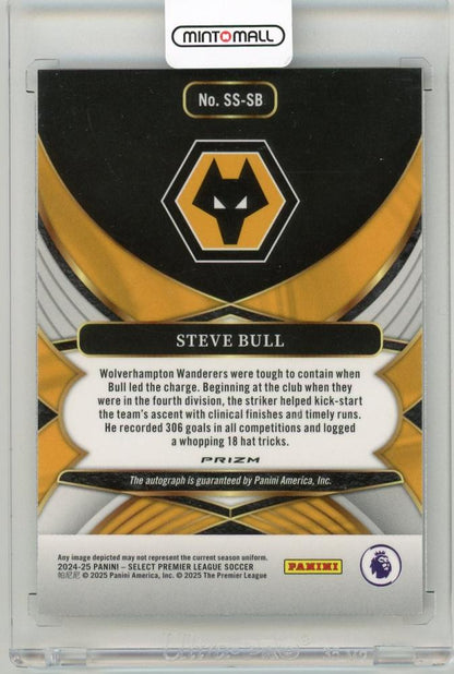 2024-25 Panini Select Premier League Steve Bull Select SignaturesSS-SB Wolverhampton Wanderers