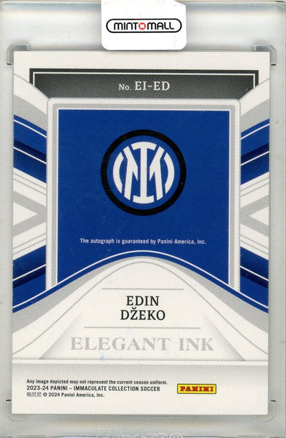 2023-24 Panini-Immaculate Collection Soccer Edin Dzeko Autograph 42/99