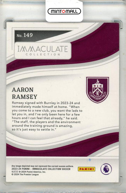 2023-24 Panini-Immaculate Collection Soccer Aaron Ramsey 34/40