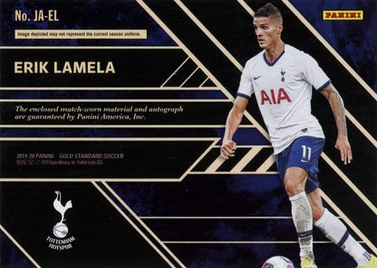 2019-20 Panini FIFA Gold Standard Erik Lamela Aurum Autographs Fine limited edition trading card #16 01/29