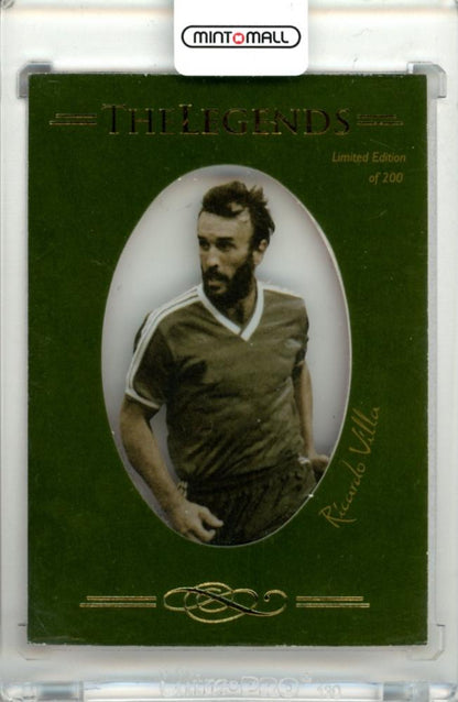 2012 Futera Unique Soccer Ricardo Villa #LEG23 Limited Edition The Legends