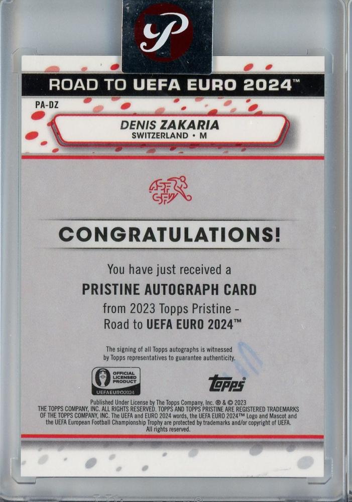 2023 Topps Pristine Road to Euro