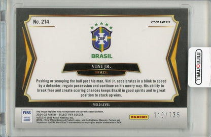 2024-25 PANINI SELECT FIFA Vini JR. Camo #214110/135 Brazil