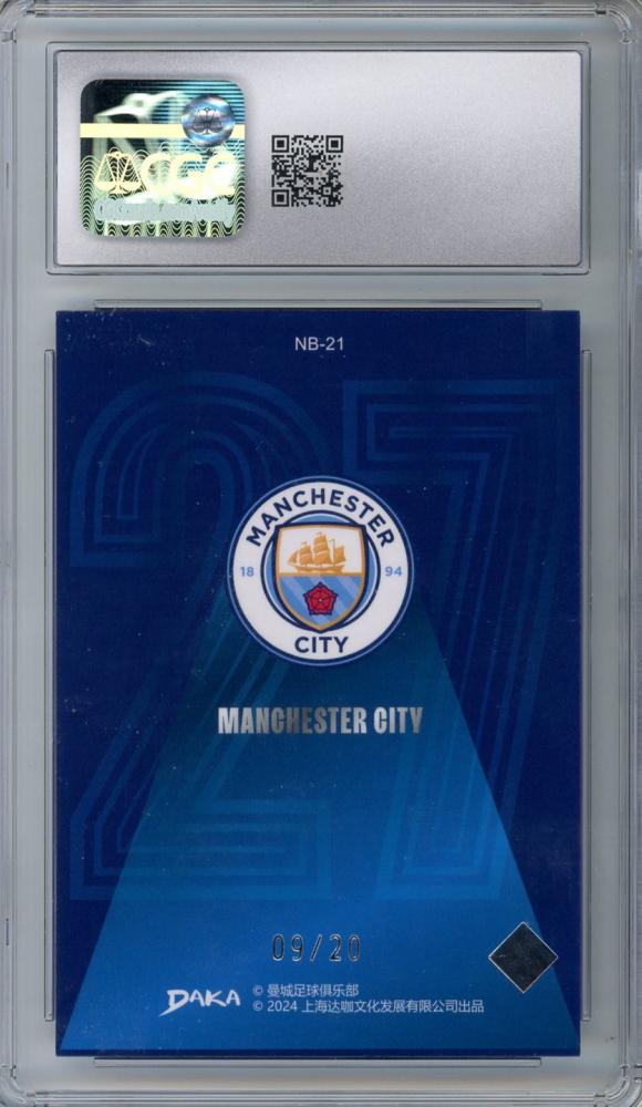 2023-24 DAKA Manchester City Holocene Matheus Nunes Number09/20CGC10 Manchester City