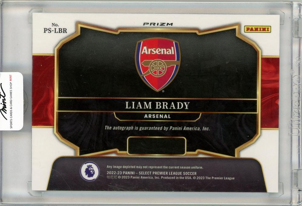 2022-23 Panini Select Premier League Liam Brady Autographs