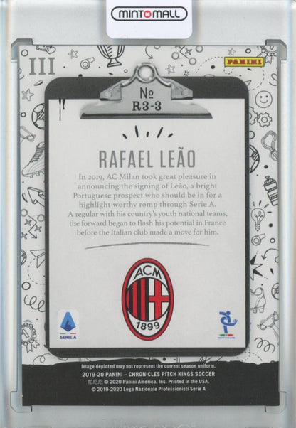 2019-20 Panini Chronicles Pitch Kings Soccer Rafael Leao Rookies