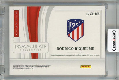 2023-24 Panini Immaculate Collection Rodrigo Riquelme Clearly Immaculate Jerseys #4352/99 Atletico De Madrid