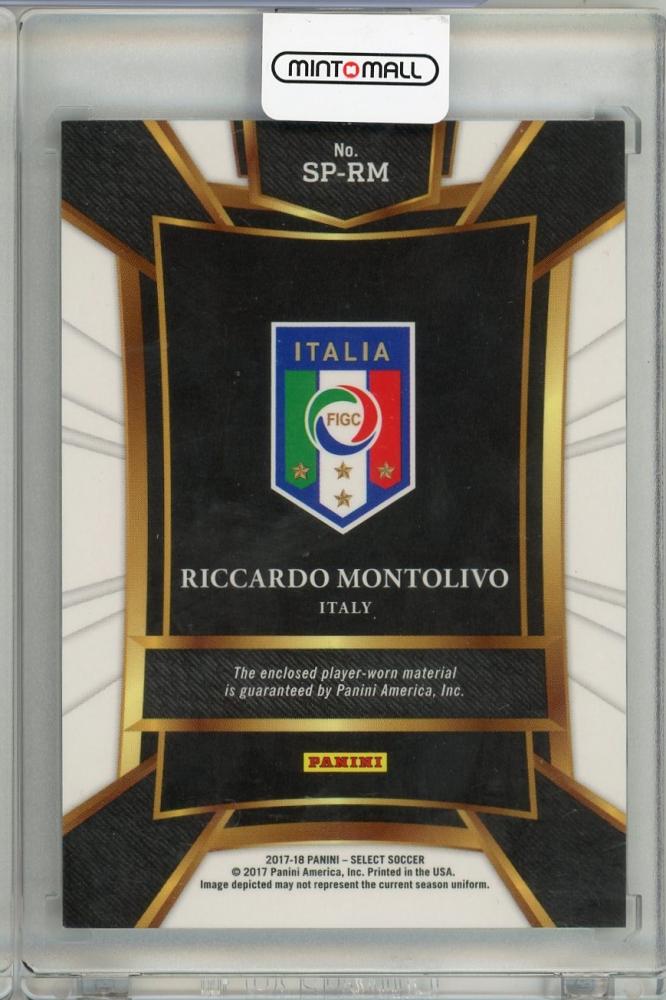 2017-18 PANINI SELECT Riccardo Montolivo patch #SP-RM Italy