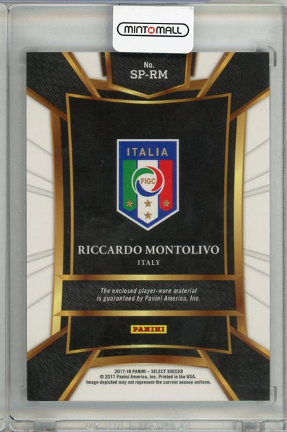 2017-18 PANINI SELECT Riccardo Montolivo patch #SP-RM Italy