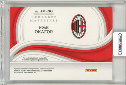 2023-24 Panini-Immaculate Collection Soccer Noah Okafor Jersey 43/99